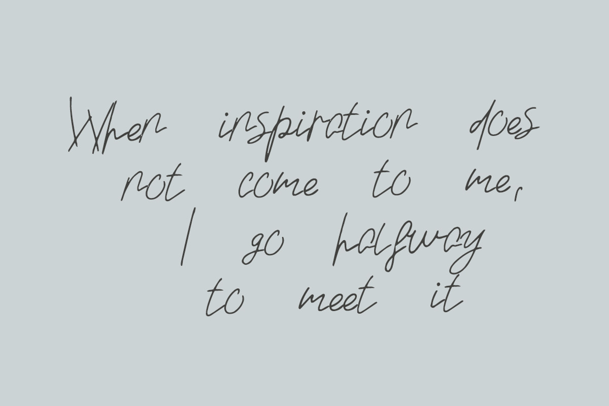 Wamble, a Script Font by Katie Holland (Photo 2 of 5)