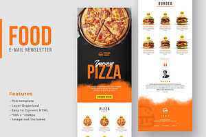 Food Email Newsletter Template