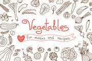 Vegetables - Design Set, a Decorative Illustration by Baksiabat (Thumbnail 1 of 3)