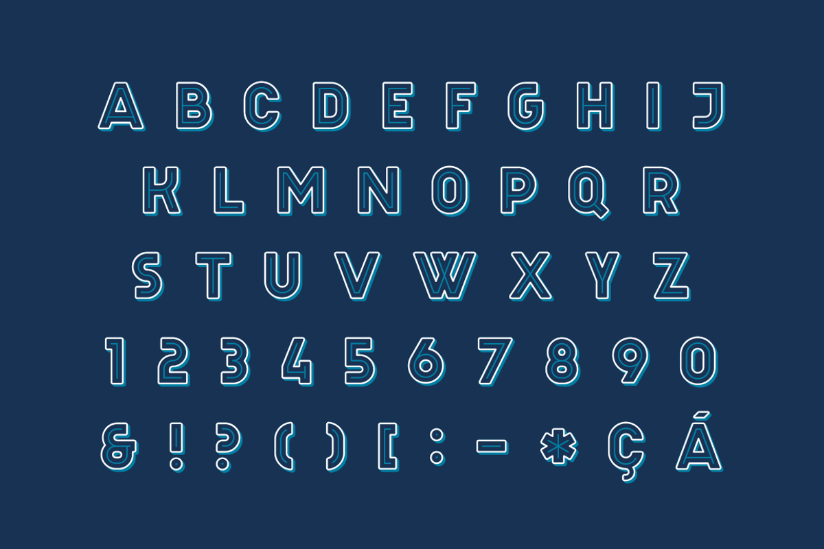 Celebration Typeface preview 2
