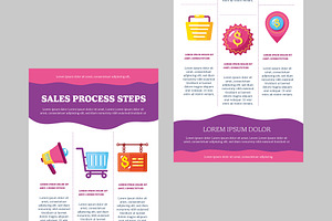 Sales Process Steps Infographic, a Templates & Theme by studiogstock