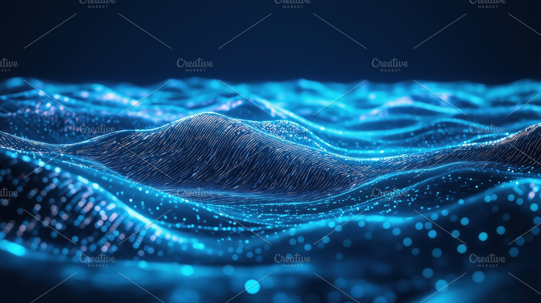 A mesmerizing abstract representation of flowing waves made of glowing blue par, a Photo by Textures & Backgrounds