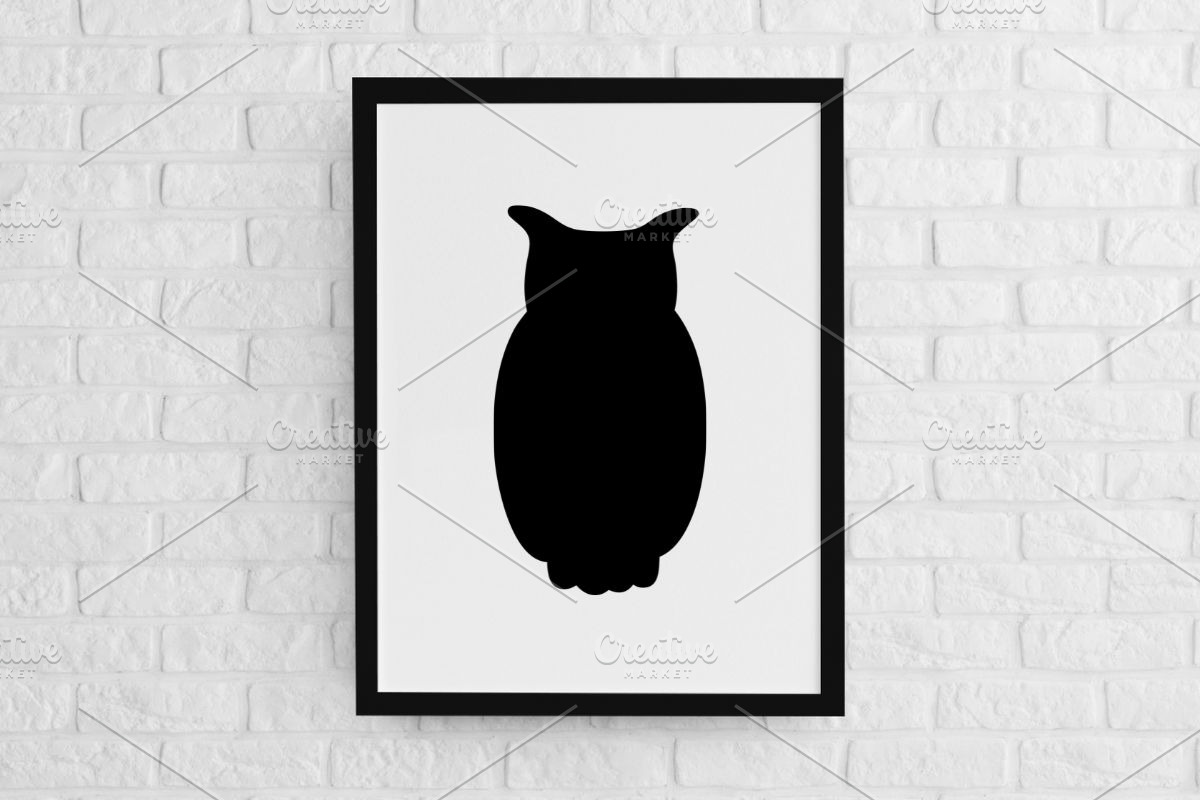 Owl Silhouette SVG, an Animal Illustration by newminddesign (Photo 2 of 3)