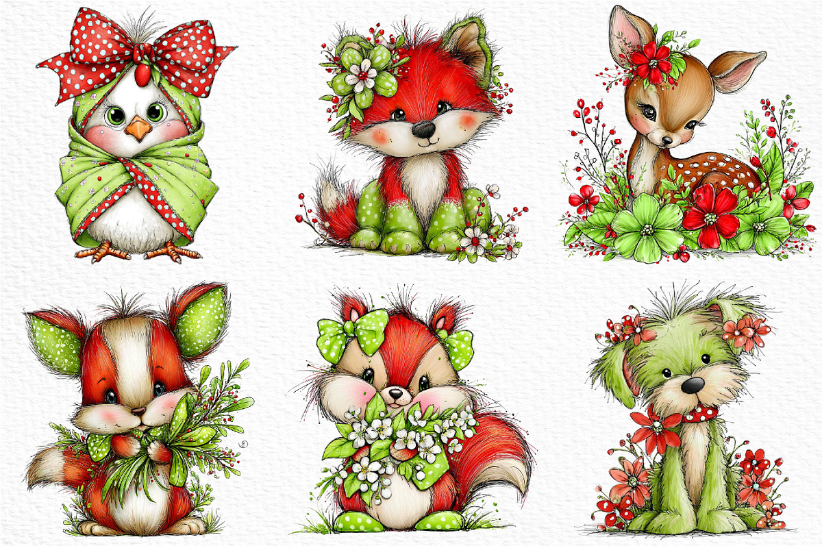Whimsical Boho Spring Animals Png, an Illustration by Craft Nest (Photo 6 of 8)