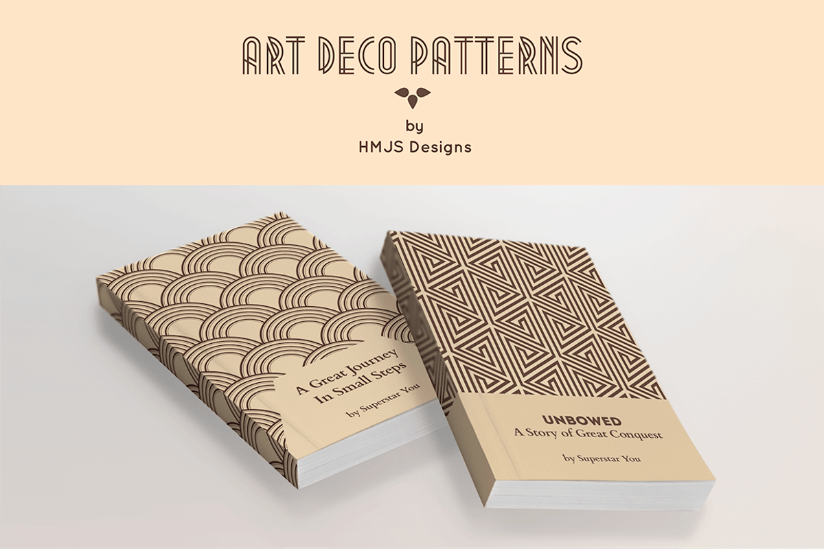 Classic Art Deco Patterns, a Pattern Graphic by HMJS Designs (Photo 1 of 6)