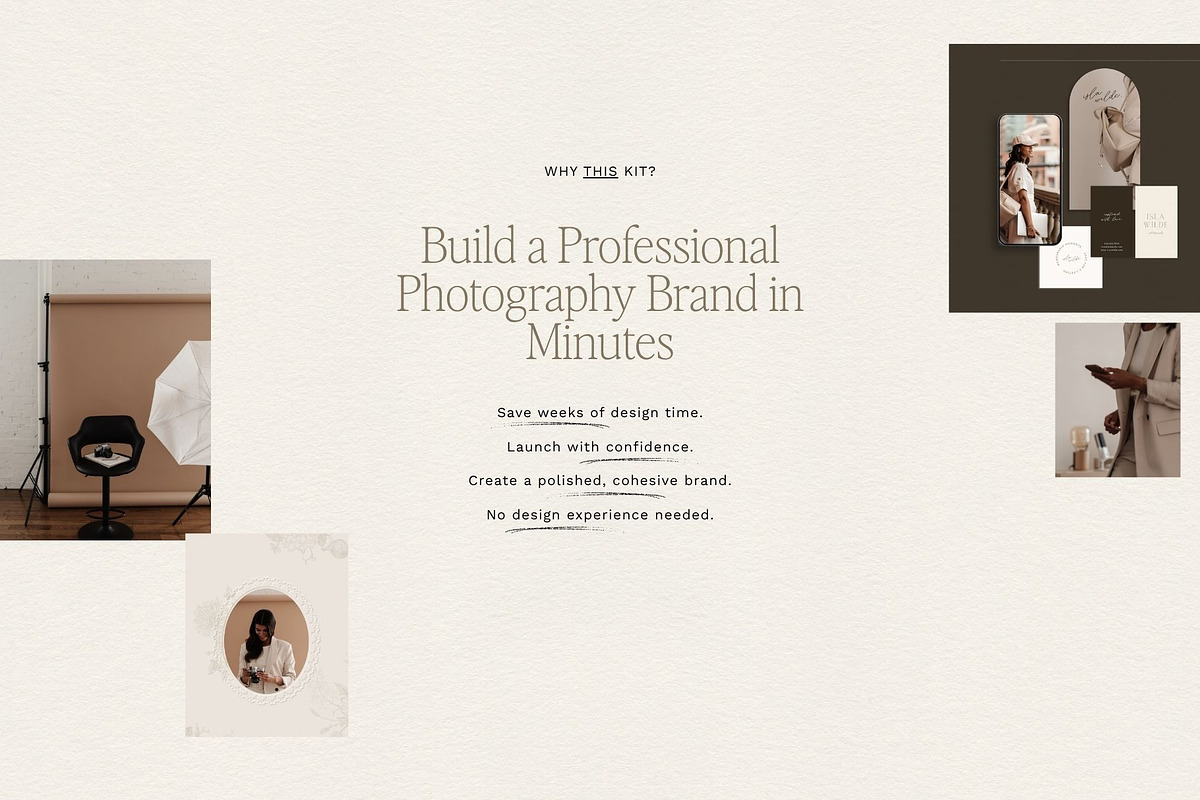 Feminine Photography Logo Kit, a Branding & Logo Template by Ederra Design (Photo 8 of 16)