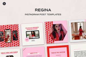 Regina Canva Instagram Post Template