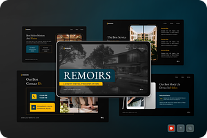 Luxury Hotel PowerPoint, a Presentation Template by Annora Studio
