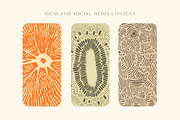 Stamped Foods, a Texture Graphic by Picturesque Stories (Thumbnail 5 of 8)