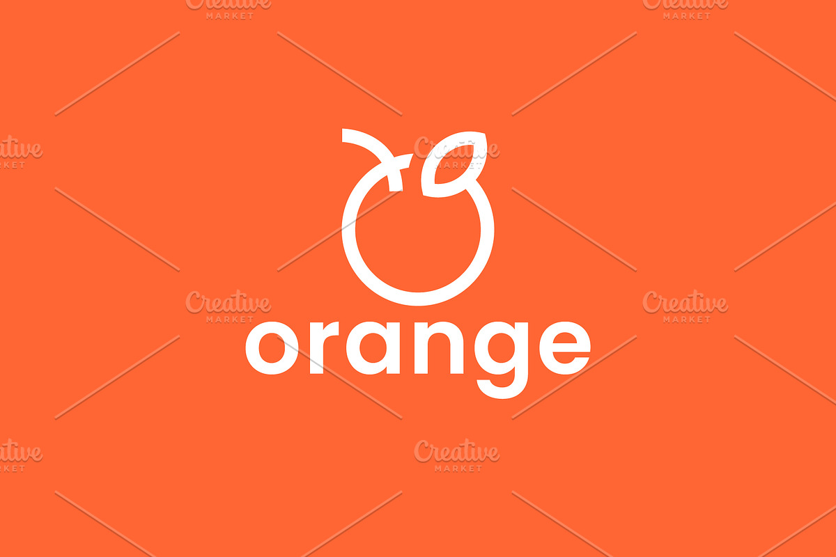 Orange logo vector icon illustration, a Branding & Logo Template by Dyn Studio
