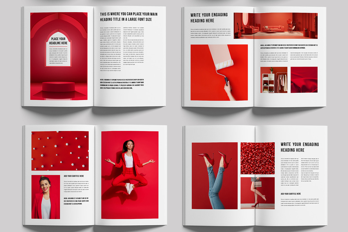 Fashion Look Book Template Design, a Brochure Template by MightyDesign (Photo 3 of 6)