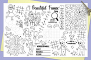 Beautiful France coloring playmats, an Education Illustration by Lexi Claus (Thumbnail 3 of 6)