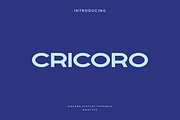 Cricoro - Modern Display Typeface, a Font by Letterna (Thumbnail 1 of 4)
