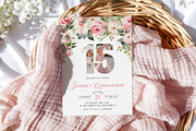 Photo Quinceañera Invitation, a Templates & Theme by VeliusCreativeStudio (Thumbnail 3 of 3)