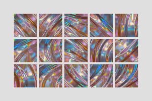 Holographic Iridescent Textures