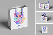 Paper Bag Mockup, a Packaging Mockup by Hubzway (Thumbnail 1 of 5)