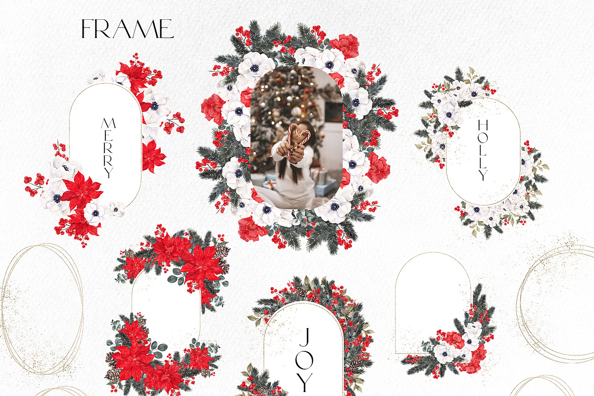 Watercolor Christmas Festival., an Object Illustration by ma_i_vi (Photo 4 of 14)