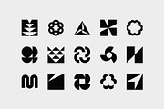 100+ Geometric Logo Marks, a Branding & Logo Template by Nowshinz Shoma (Thumbnail 12 of 16)