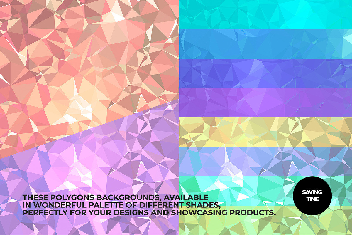 150 Geometric Triangle Backgrounds, a Pattern Graphic by Pixnugget (Photo 6 of 10)