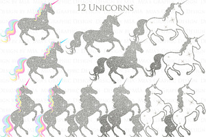 Magical Unicorns, Einhorn, Silver