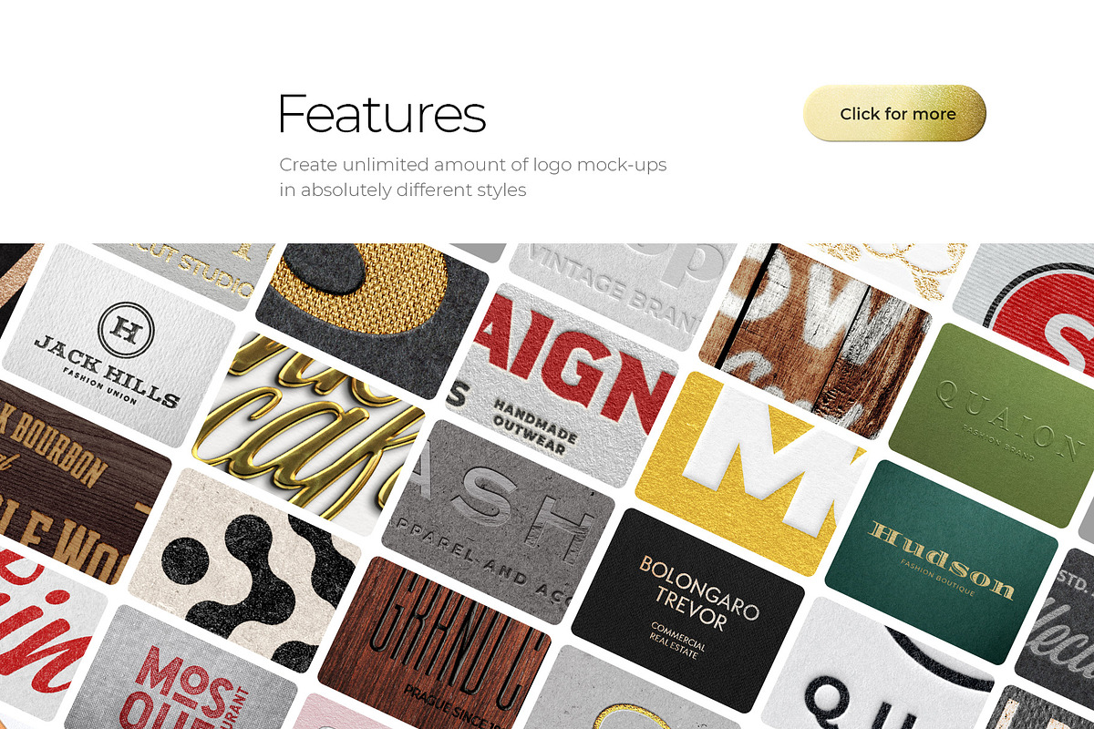 50 logo mockup branding bundle, a Product Mockup by PrintPixel (Photo 2 of 54)