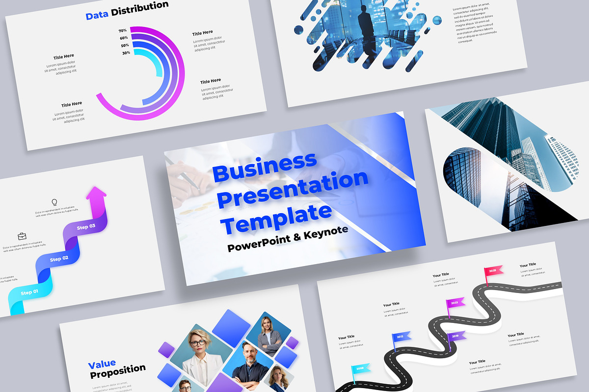 Business Presentation Template, a Presentation Template by Abert (Photo 1 of 12)