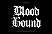 Bloodhound Display Font, a Blackletter Font by Tom Gordon Design (Thumbnail 1 of 2)