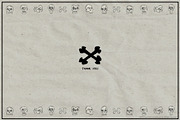 Skulls Vector Pack | Hand-Drawn Art, a Person Illustration by Fuzzy Poet by DG2 (Thumbnail 3 of 3)