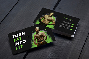 Fitness Gym Business Card