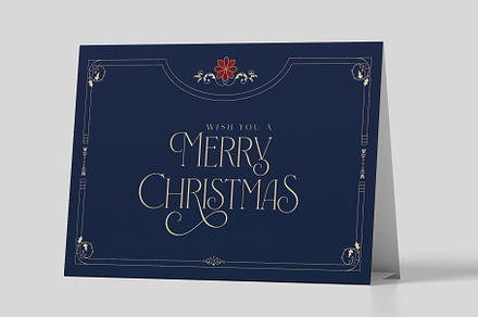 Christmas Table Tent Template, a Card Template by BrandPacks
