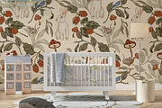 Watercolor Dark Forest Nursery Set, an Animal Illustration by Pati Paints (Thumbnail 8 of 13)