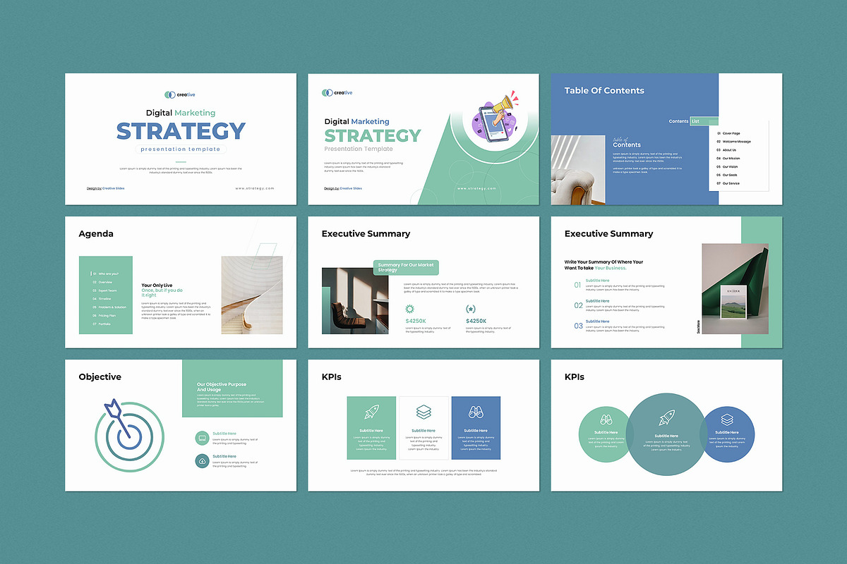 Marketing Strategy Presentation, a Presentation Template by CreativeSlides (Photo 2 of 6)