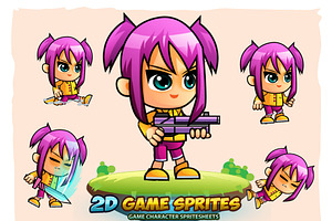 Lily 2D Game Sprites