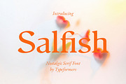 Salfish - Nostalgic Serif Font, a Serif Font by Typeformers (Thumbnail 1 of 5)