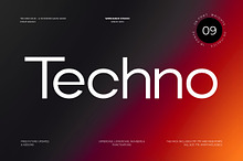 Techno Nue -  Modern Sans-Serif Font