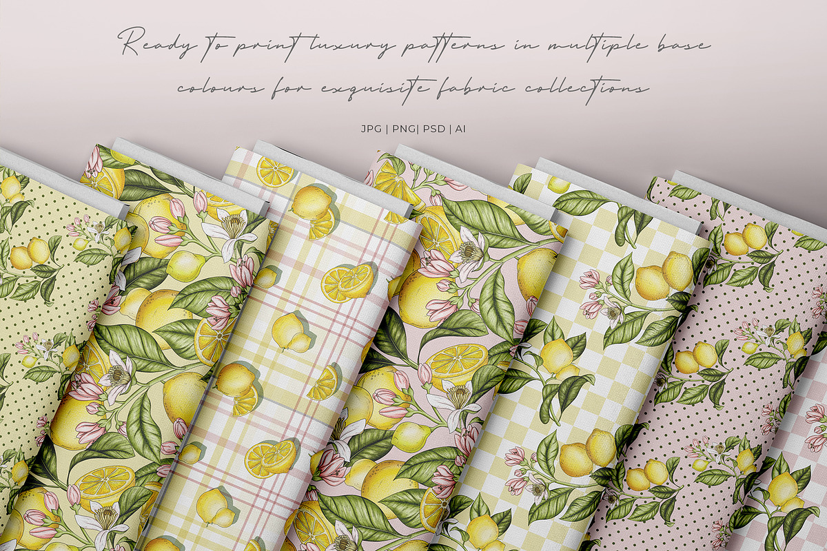 Pink Lemonade Patterns & Motifs, a Pattern Graphic by MenoMelo Studio (Photo 3 of 7)