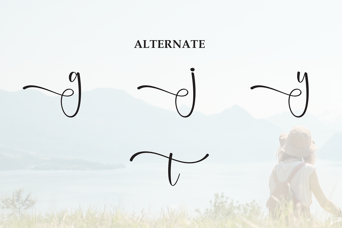 Morning Vacation | Script Font, a Handwritten Font by Scratchones (Photo 8 of 9)