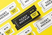 Ticket Mockup, an Advertising Mockup by zpackcreative (Thumbnail 6 of 6)