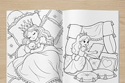 Magical Princess Coloring Book Vol43, a Person Illustration by ikarifq shop (Thumbnail 5 of 7)