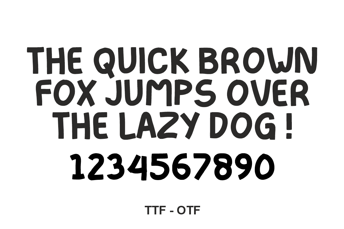 Summer Comics – Cartoon Display Font, a Handwritten Font by KiddoGlyphs Studio (Photo 5 of 6)