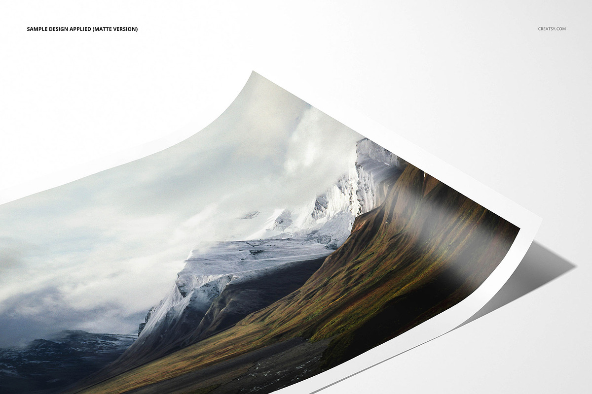 Glossy & Matte Photo Print Mockup, a Product Mockup by creatsy5 (Photo 8 of 12)