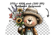 Valentine Farm Garden Animal Clipart, a Graphic by one-touch (Thumbnail 13 of 18)