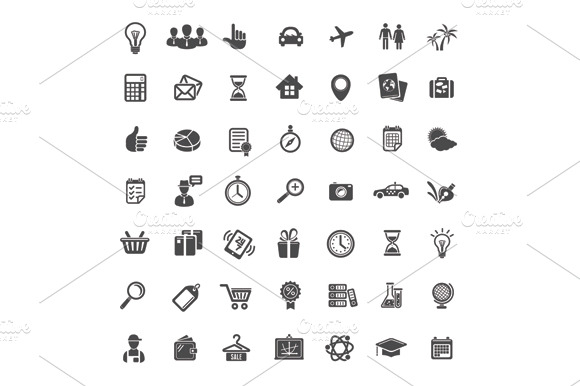 Big Icon Set . Vector