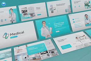 Hospital and Health Care Keynote, a Presentation Template by Pixslides