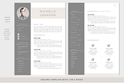 RESUME Template - Cover Letter WORD, a Resume Template by PAPPERMINT RESUME STUDIO (Thumbnail 2 of 7)