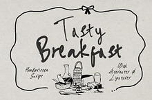 Tasty Breakfast - Handwritten Font
