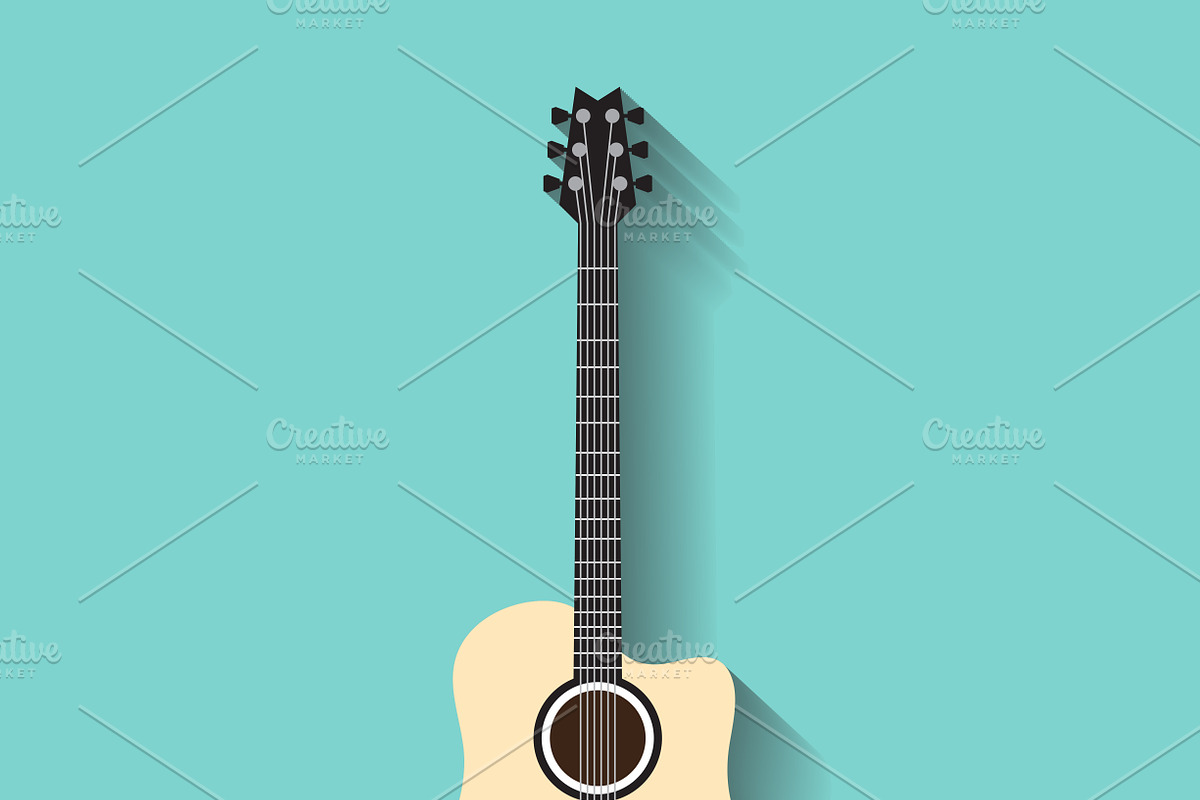 Vector guitars set, an Object Graphic by iconerstock (Photo 8 of 10)