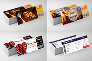 Multi Use Tickets Template Bundle, an Invitation Template by Psd Templates (Thumbnail 1 of 5)