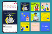 Learning Social Media Post Layout, an UI Kit Template by CreativeShaper (Thumbnail 1 of 3)