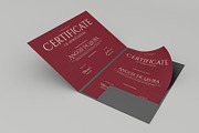 Red Floral Elegant Cerificate, a Stationery Template by Neermana (Thumbnail 2 of 4)